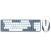 KIT GAMER REDRAGON TECLADO/MOUSE BS-8772 CINZA E BRANCO