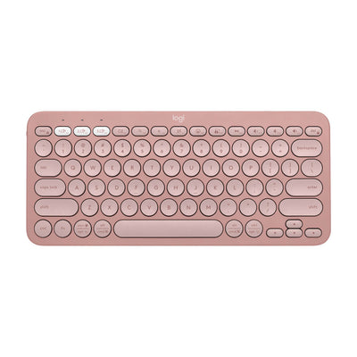 Teclado sem fio Logitech Pebble Keys 2 K380s - rosa