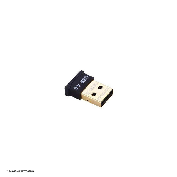 ADAPTADOR USB P/ BLUETOOTH 4.0 PRETO