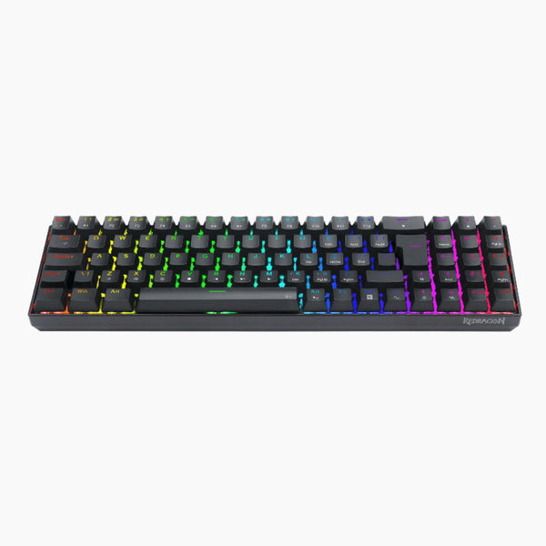 TECLADO MECANICO GAMER REDRAGON K627 ZED PRO RGB PRETO SWITCH MAR