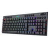 TECLADO MECANICO GAMER REDRAGON K619 HORUS RGB SWITCH MARROM