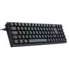 TECLADO MECANICO GAMER REDRAGON K628-RGB-B POLLUX RGB PRETO