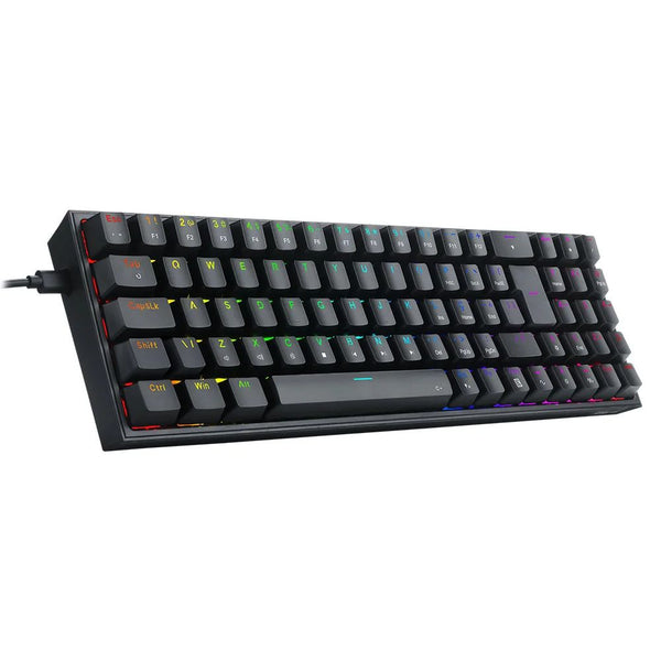 TECLADO MECANICO GAMER REDRAGON K628-RGB-B POLLUX RGB PRETO