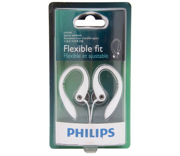 Fone de ouvido Philips SHS3300WT/10 Flexible Fit – Branco