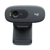 Webcam Logitech C270 USB HD 720P Preto 960-000694