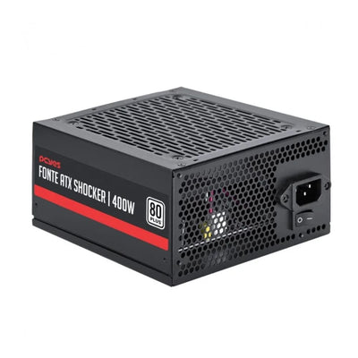 Fonte Gamer PCYes Shocker 400W 80 Plus White PFC Ativo PF400SHW