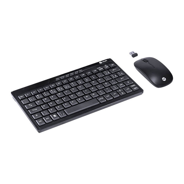 Kit teclado e mouse Dynamic Flat Vinik sem fio ABNT2/1200DPI