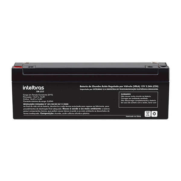 BATERIA SELADA VRLA  12V 2.3AH XB1223 INTELBRAS