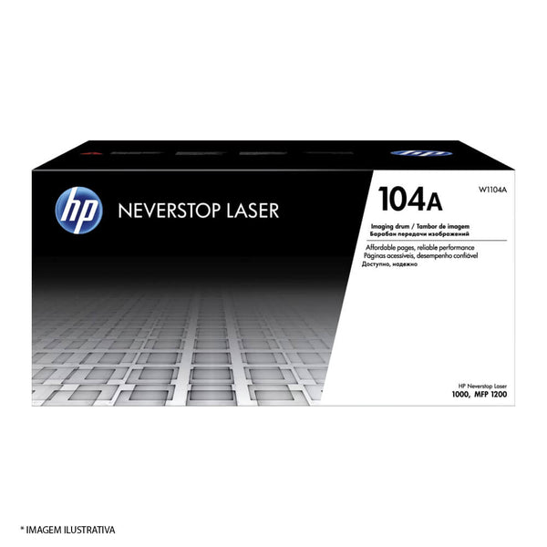 CILINDRO DE IMAGEM HP W1104A LASER PRETO (104A)