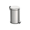 Lixeira Tramontina com pedal 12 litros aço inox