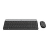 Kit teclado e mouse sem fio Logitech MK470 preto