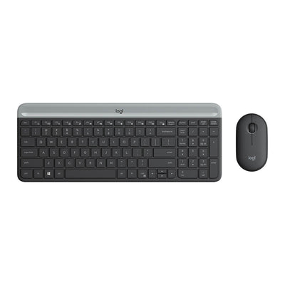 Kit teclado e mouse sem fio Logitech MK470 preto