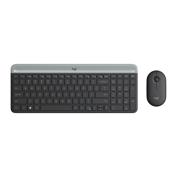 Kit teclado e mouse sem fio Logitech MK470 preto