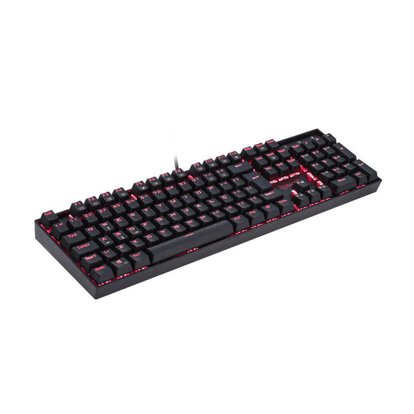 Teclado mecânico Redragon Mitra Led vermelho K551 switch azul