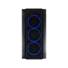 GABINETE MID-TOWER PCYES ATMOS PRETO LED AZUL - ATPTAZ4FCV - 3387