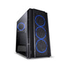 GABINETE MID-TOWER PCYES ATMOS PRETO LED AZUL - ATPTAZ4FCV - 3387