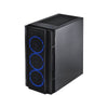 GABINETE MID-TOWER PCYES ATMOS PRETO LED AZUL - ATPTAZ4FCV - 3387