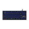 Teclado gamer mecânico Pcyes Outemu Led 7 cores USB