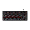 Teclado gamer mecânico Pcyes Outemu Led 7 cores USB