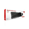 KIT TECLADO E MOUSE S/FIO C3TECH K-W10BK PRETO