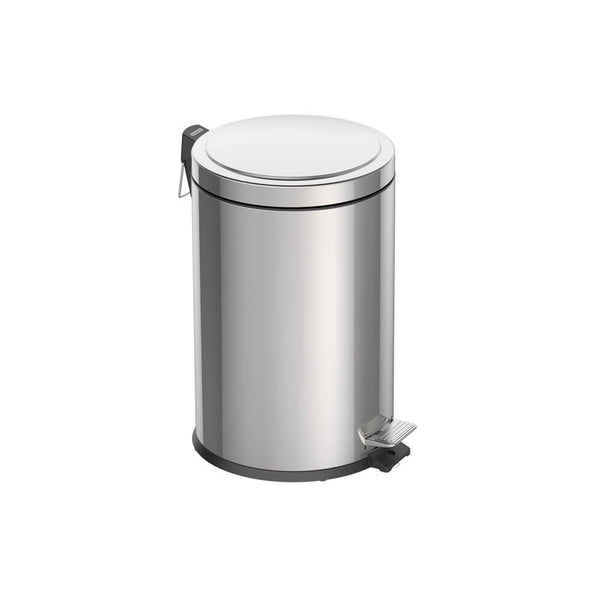 Lixeira Tramontina com pedal 20 litros aço inox