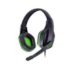 Headset gamer Vinik Ogma com microfone preto e verde P2