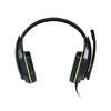 Headset gamer Vinik Ogma com microfone preto e verde P2