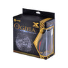 Headset gamer Vinik Ogma preto com vermelho