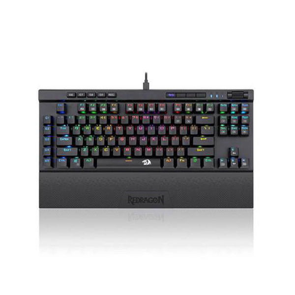 Teclado mecânico gamer Redragon K587 RGB Magic Wand switch azul