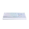 Teclado gamer mecânico Redragon Kala K557 RGB branco switch brown