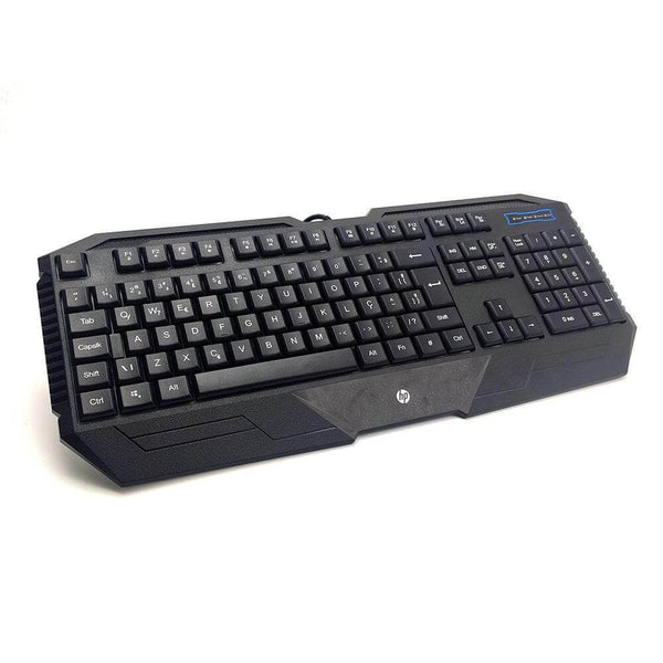 Teclado gamer HP K130 preto