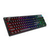 Teclado gamer HP K500F preto