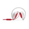 Fone de ouvido dobrável com microfone HP H2800 vermelho cardinal