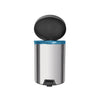 Lixeira com pedal Tramontina New 12 litros aço inox