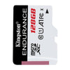 Cartão de Memória Kingston High Endurance MicroSD 128GB Classe 10