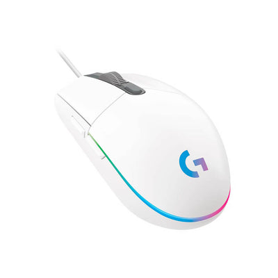 Mouse gamer Logitech G203 branco