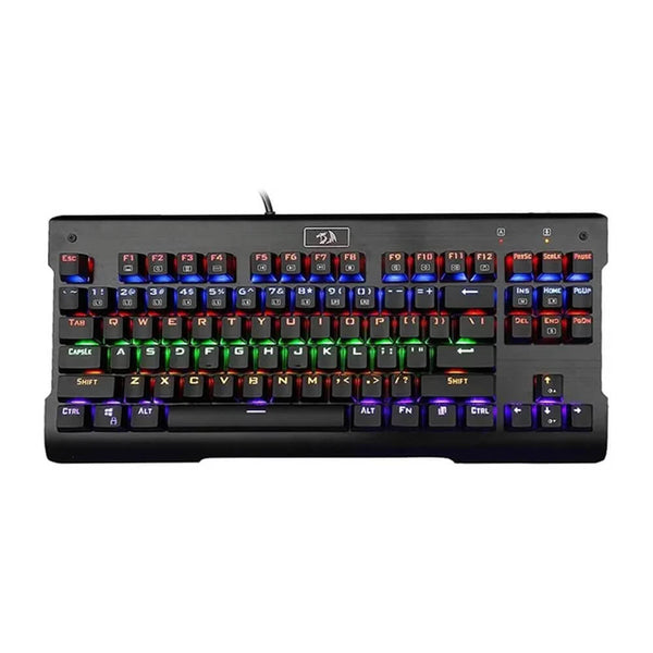 Teclado mecânico Redragon Visnu Rainbow K561 switch azul