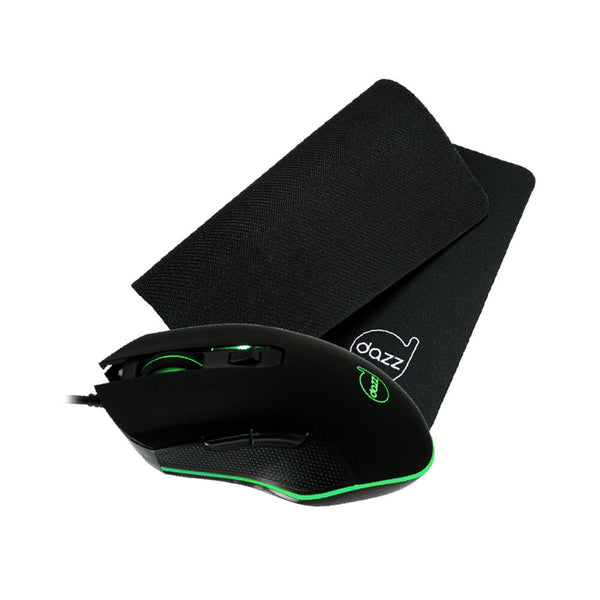 Kit mouse e mouse pad Death Fire Gamer Dazz