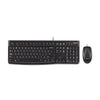 Kit teclado e mouse com fio preto MK120 Logitech