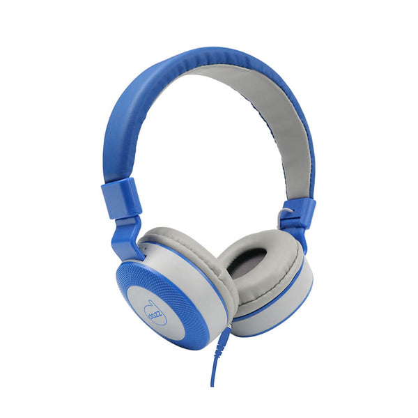 Fone de ouvido com microfone Moove Dazz cinza e azul 60000055