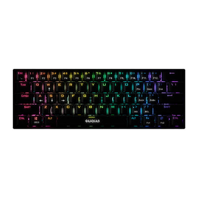 Teclado mecânico gamer Hermes E3 Gamdias switch azul RGB