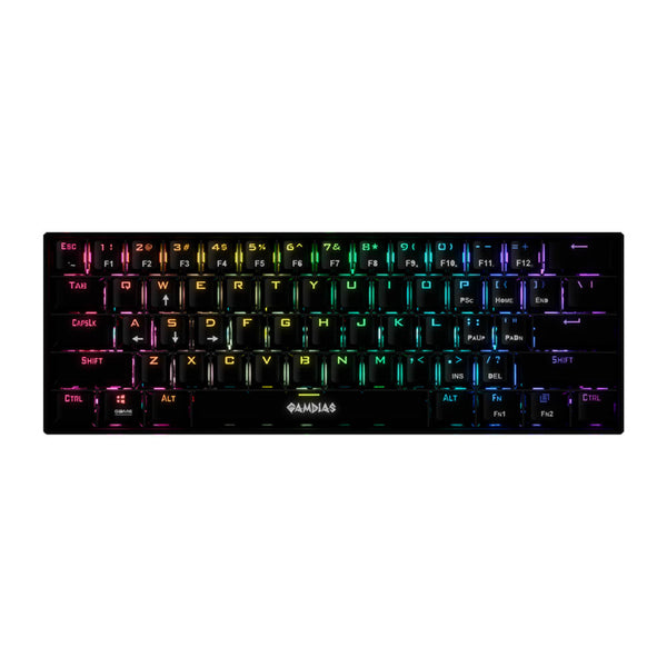 Teclado mecânico gamer Hermes E3 Gamdias switch azul RGB