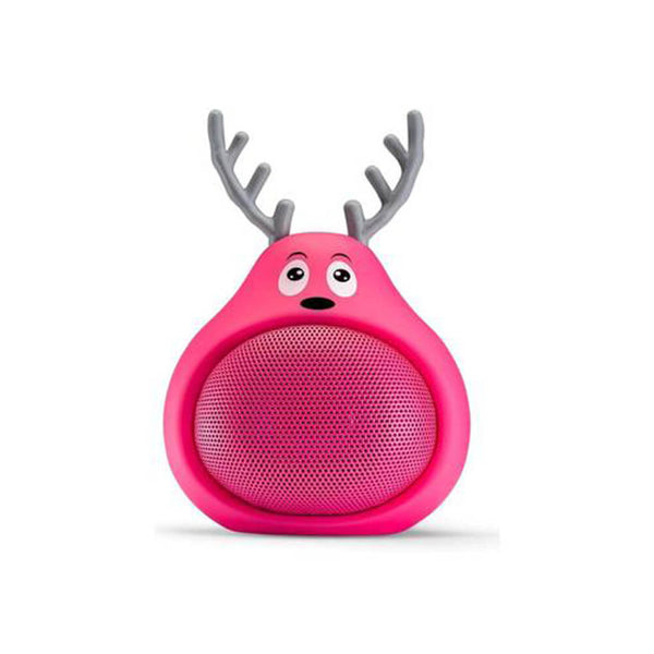Caixa de som Tectoy Sound toon bluetooth alce rosa