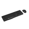 Kit teclado e mouse sem fio Rapoo X1800S preto
