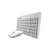 Kit de teclado e mouse sem fio Rapoo 8050T RA004 branco bluetooth