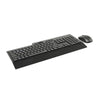 Kit de teclado e mouse sem fio Rapoo 8200T RA005 preto bluetooth