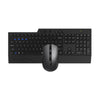 Kit de teclado e mouse sem fio Rapoo 8200T RA005 preto bluetooth