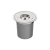 LIXEIRA DE EMBUTIR TRAMONTINA CLEAN ROUND 5L ACO INOX