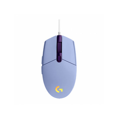 Mouse Gamer G203 Logitech Lilás RGB 8000DPI  910-005852
