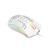 Mouse gamer Redragon Storm Elite Lunar M988W branco e RGB